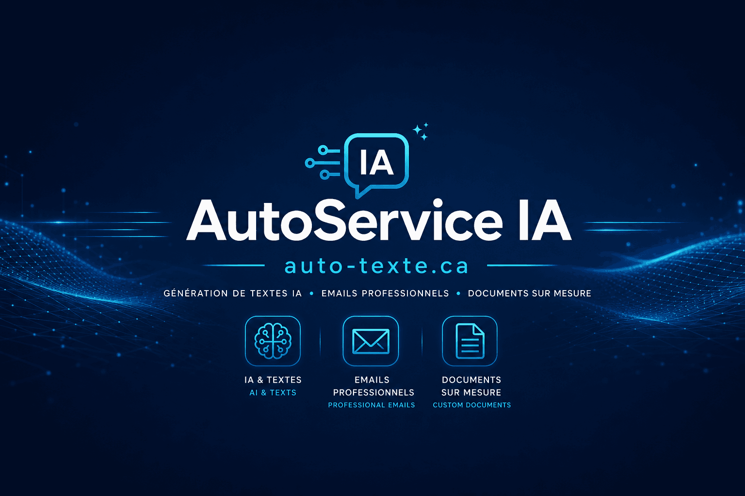 AutoService IA | Auto-texte